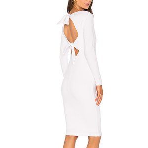 NOOKIE Cleo Long Sleeve Midi Dress